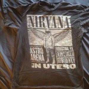 Nirvana tour T-shirt ~ size M